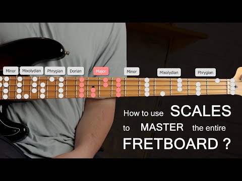 How to use SCALES to MASTER the FRETBOARD and Improvise