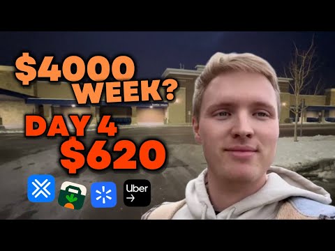 Can I Make $4,000 in One Week Using Gig Apps? Day 4 ($620 in ONE Day!)