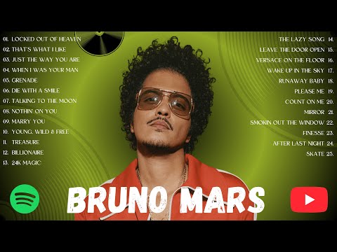 Bruno Mars Greatest Hits ⭐️ ~ Bruno Mars Best Songs 💥 ~ Bruno Mars Playlist