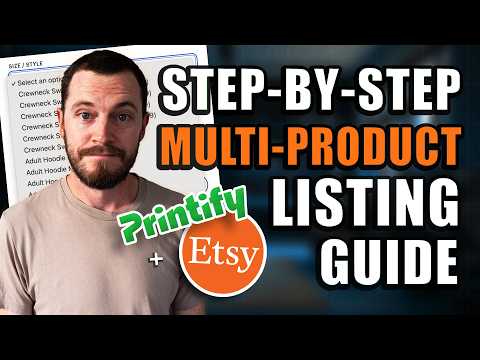 How to Sell Multiple Printify Products in One Etsy Listing — The EASIEST Way