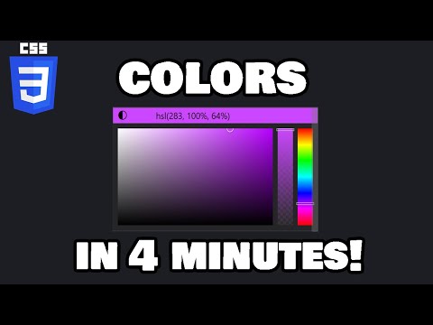 Learn CSS colors in 4 minutes! 🖌️