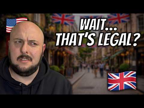 American Reacts to 27 Things Allowed in the UK but Not America 🇬🇧
