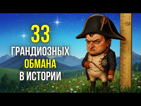 33 ГРАНДИОЗНЫХ ОБМАНА В ИСТОРИИ, в которые ты до сих пор веришь!