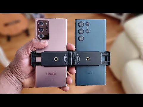 Galaxy S22 Ultra vs Note 20 Ultra camera test. 2023 battle with latest updates.