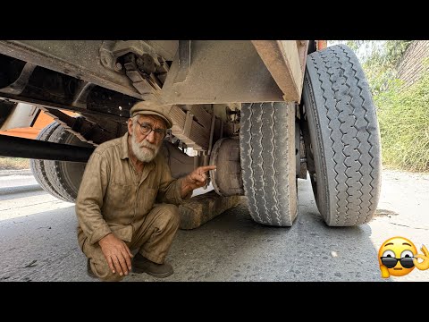 🔥 Heavy Crane Tyre Bolt Snapped! Watch the On-Spot Repair