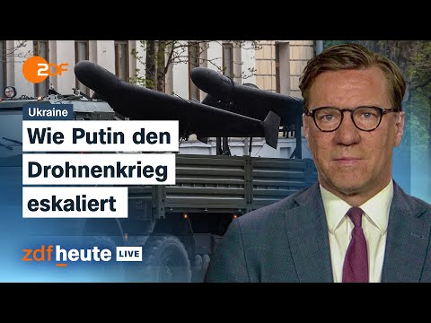 Ukraine: Russland steigert Waffenproduktion und Angriffe | Militärexperte Lange bei ZDFheute live