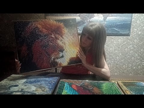 Обзор моих Готовых Картин на подрамнике