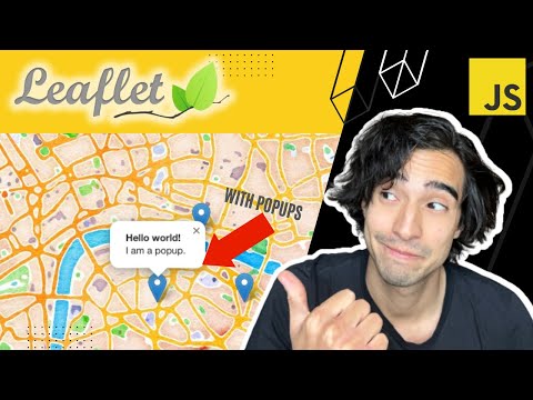 Javascript Interactive Map with Leaflet EASY (with Marker Clusters & Popups)