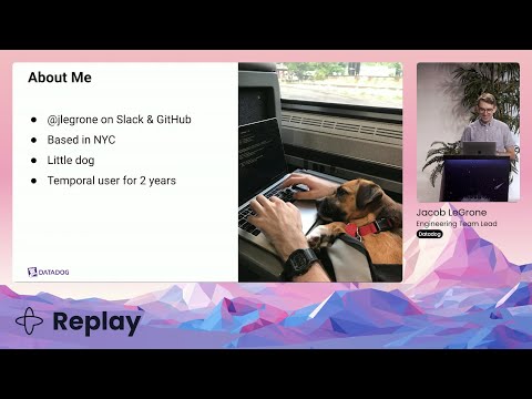 Temporal @ Datadog | Jacob LeGrone, Datadog