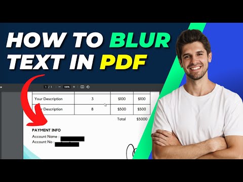 How To Blur Text In PDF | Easy Tutorial