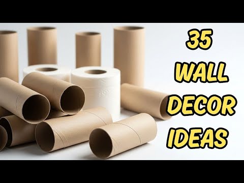 Amazing! 35 Wall Hanging DIY Ideas 🤩 Choose Your Favorite ♻️ Easy Paper Rolls Reuse Crafts