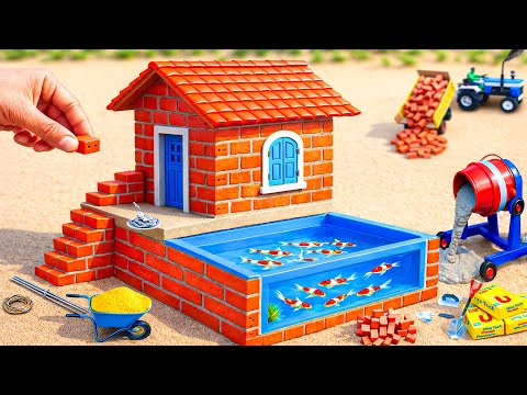Dinosaurs Caused House Fire - DIY Mini Easy Solid Brick House Construction Science Project