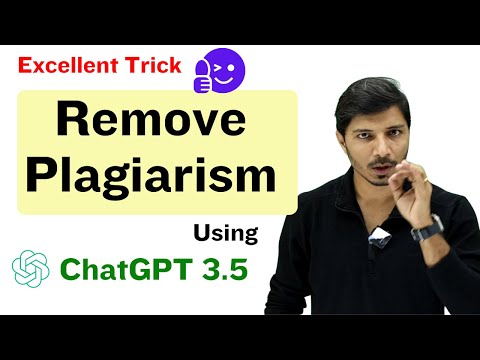 How to Remove Plagiarism Using ChatGPT 3.5 II Avoid Plagiarism II My Research Support