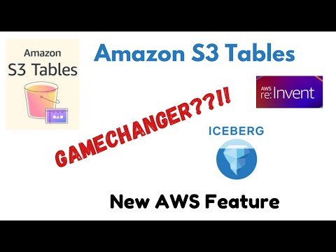 Amazon S3 Tables | AWS New Annoucement | Fully managed Apache Iceberg tables | AWS reInvent 2024