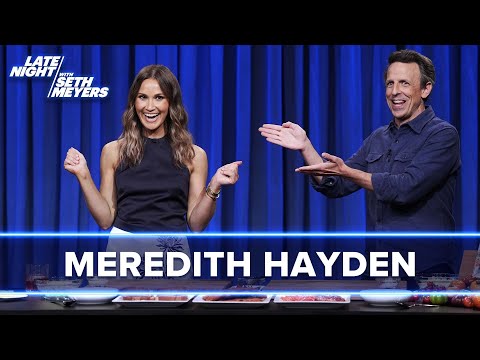 Meredith Hayden Teaches Seth How to Make a Triple-Layer Chicken Cutlet Club Sandwich