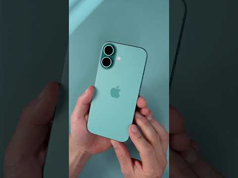 Unboxing the iPhone 16 in Teal 🩵