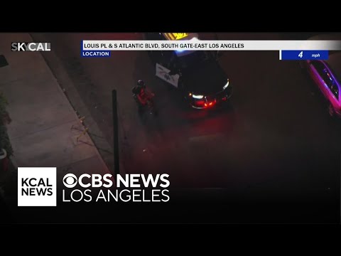 Minibike rider leads police pursuit through Los Angeles County