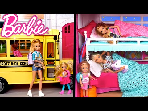 Barbie Sisters Morning to Night Routine School Life Episodes - Titi Toys & Dolls
