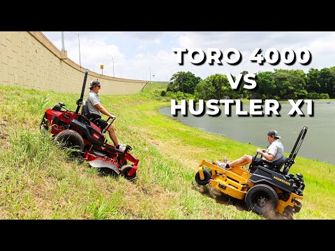 Hustler Vs TORO Commercial Mowers