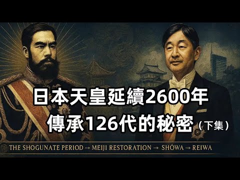 【東瀛鏡鑒·中日歷史對話】一口氣看懂:日本天皇王室延續2600年的秘密｜「下集」王室如何傳承126代？（總第58期）