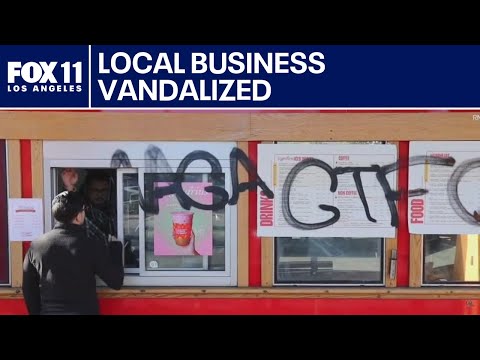 LIVE: Vandals target local coffee shop, 405 Freeway closures begin this weekend