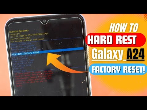 How To Hard Reset Samsung Galaxy A24 | Forgot Pattern/PIN Unlock