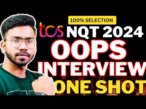 TCS OOPS Interview One Shot | TCS , Capgemini , Cognizant and Important for All Companies