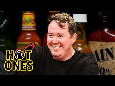 Shane Gillis Pounds Milk While Eating Spicy Wings | Hot Ones