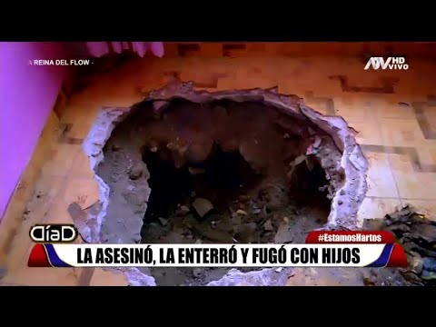 La asesinó, la enterró en su propia casa y se fugó con sus hijos