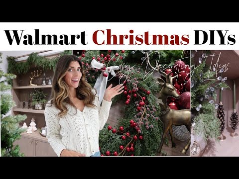 I Decorated My House for Christmas Using Only Walmart Christmas DIYs / Christmas Decor Ideas