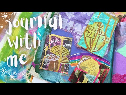 giving life to old art from my childhood🎨 |  journal with me (no talking)