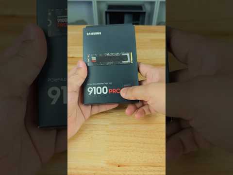 Unboxing the Samsung 9100 Pro Nvme SSD #samsung #samsungssd @Samsung #unboxing #asmr