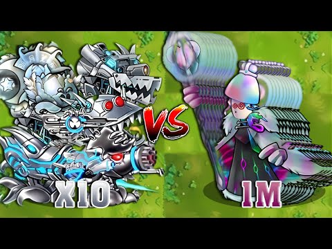 PVZ Fusion 3.1 Challenge! All NEW Ultimate Plants Fusion VS Ice Queen Zombie 1M HP - Who Will Win?