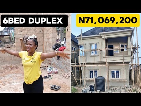 Quantity of Materials, Price of materials, Cost of Labour for Building 6Bed Duplex in Nigeria 2025