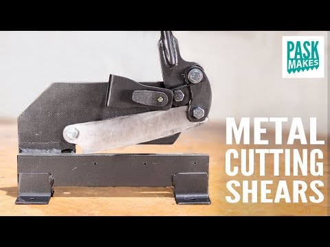 Making Benchtop Metal Cutting Shears