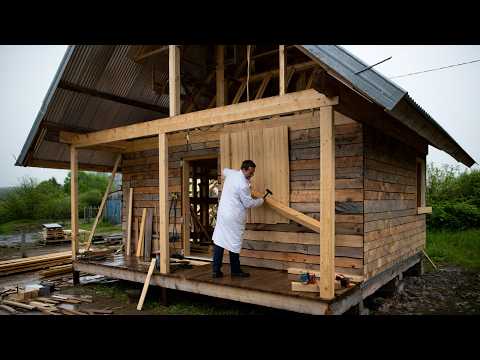 From Scrap Pallets to a Real House | The Full Building Process