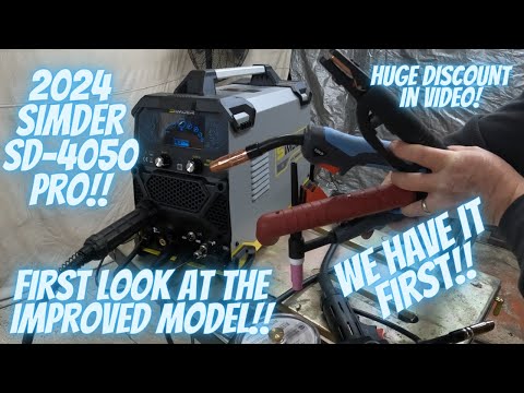 2024 IMPROVED Simder SD4050PRO Welder/Cutter!! We got it first!! Available January 2024!