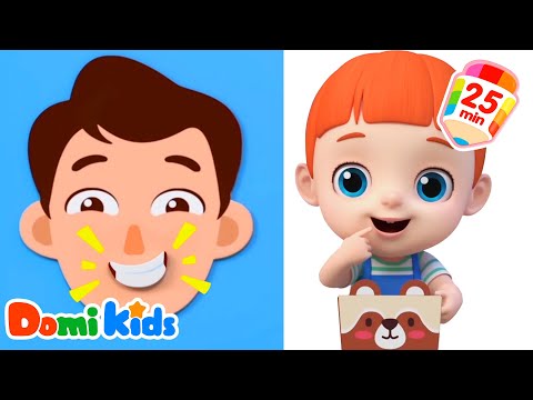 🔈💥👶我獨特的身體部位❗👂👀 | 常識小課堂 | 幼兒基礎啓蒙趣味認知 | 跟著寶貝多米學習新知識