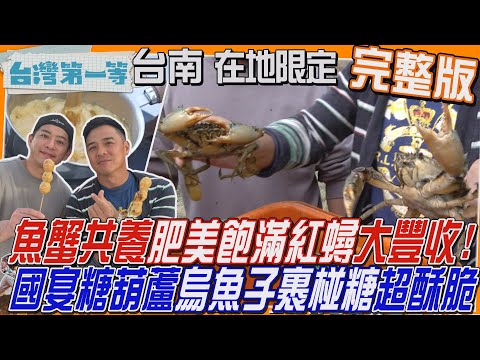 [全新] 台南【魚蟹共養"白蝦、紅蟳"大豐收！隻隻肥美飽滿/井仔腳限定「虱目魚碗粿」、「國宴糖葫蘆」烏魚子裹椪糖 酥脆新滋味/隧道精品洋香瓜 香甜帶鹹】│2025.03.30│《台灣第一等》完整版