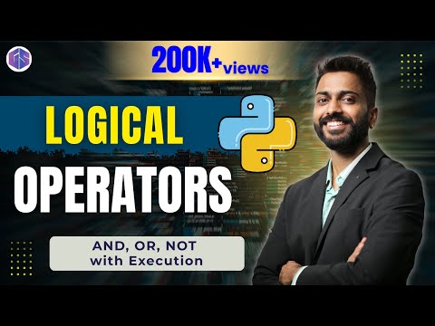 Lec-11: Logical operators in Python | AND, OR, NOT | Python 🐍 for beginners