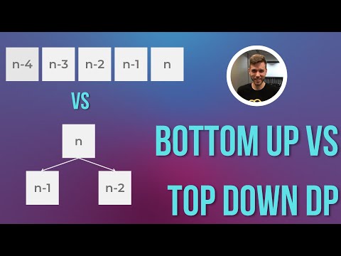 Bottom Up vs Top Down Dynamic Programming vs Recursion | Fibonacci Sequence