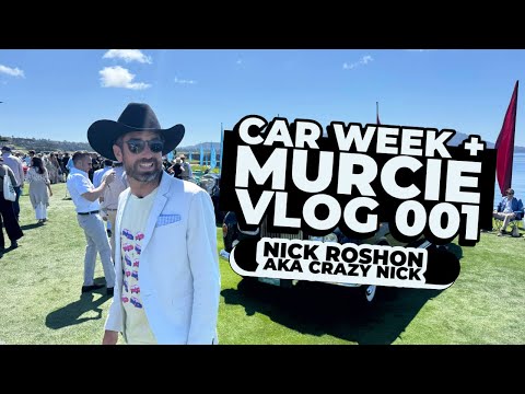 Bidding on a SLR at Car Week, Murcie Offer, Broken Bentley & More - Crazy Nick Vlog 001