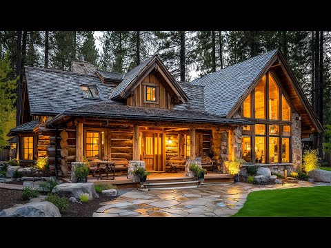 Luxury Cabin & Secret Basement - Start To Finish Timelapse