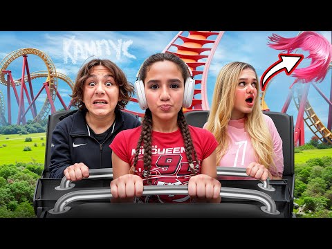 КАМПУС В ЛЕТНЕМ ЛАГЕРЕ! ЭКСТРЕМАЛЬНЫЕ ГОРКИ ПОПРОБУЙ НЕ ЗАКРИЧАТЬ 😱 СПАЛИЛАСЬ БЕЗ ПАРИКА 🤯