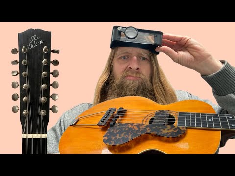 FAKE! I Bought a COUNTERFEIT GIBSON and IT'S AWESOME! antique arch top guitar restoration repair