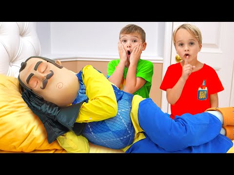 Missão Secreta com o Vizinho e outras histórias engraçadas para crianças!