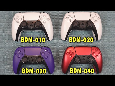 DualSense Revision Comparison: BDM-010 vs 020 vs 030 vs 040 | PS5 Controller Versions