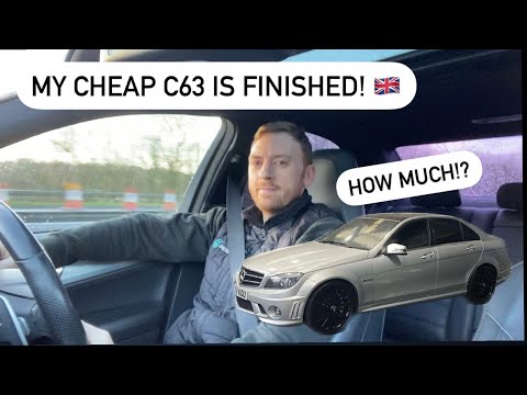 Our cheap Mercedes w204 c63 is finished! How much did it cost? Plus Free competition!