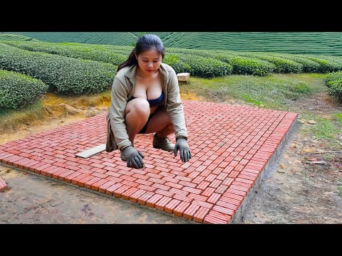 Seo Yen Returns to Her Village | 30 Days to Build the Perfect House from Wood, Brick & Cement