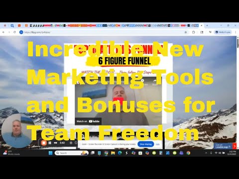 Incredible New Marketing Tools and Bonuses for Team Freedom